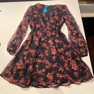 Cupshe floral dress small